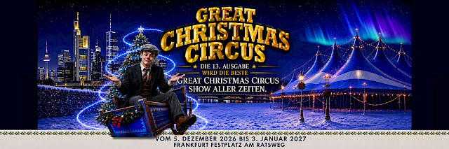 Tickets und Infos zu Great Christmas Circus 2026 - Frankfurt