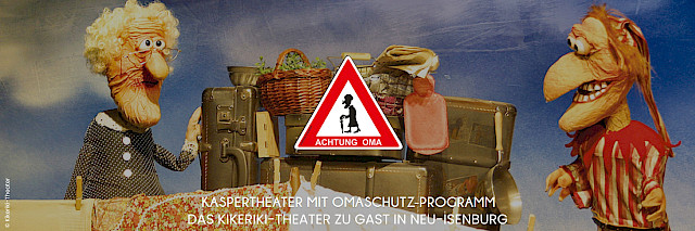 Tickets und Infos zu Achtung Oma - Kaspertheater mit Omaschutz-Programm in der Hugenottenhalle